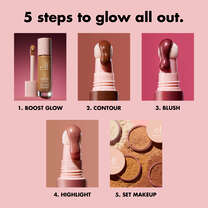 Halo Glow Highlight Beauty Wand, IRL Angel - White to Pink Gold Shift