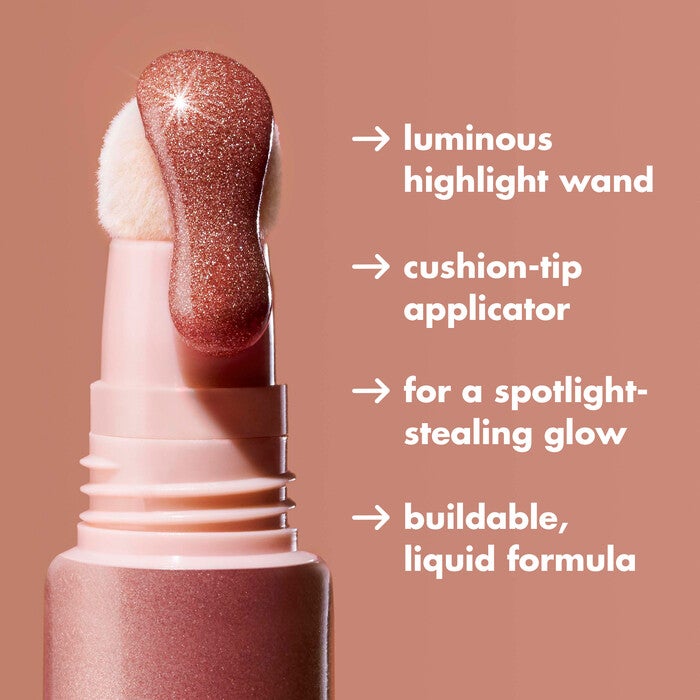 Halo Glow Highlight Beauty Wand, IRL Angel - White to Pink Gold Shift